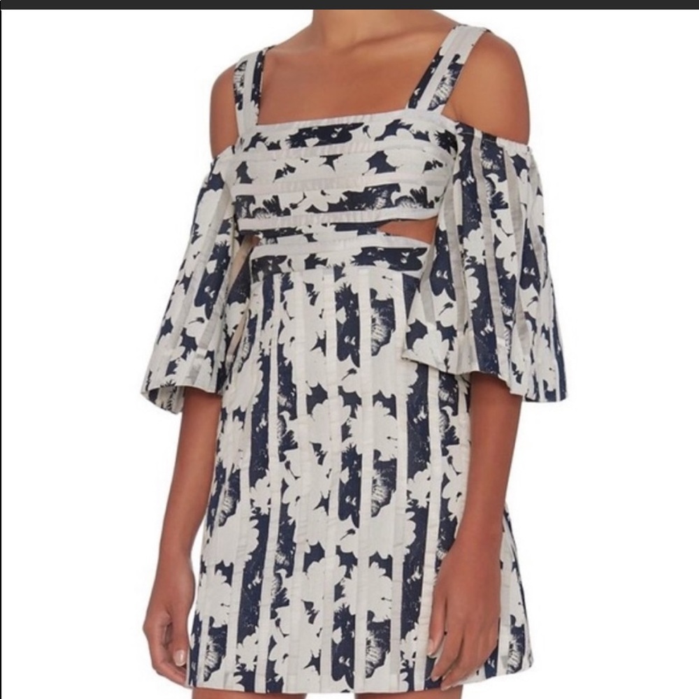 Alexis Cut Out Print Dress Size S
